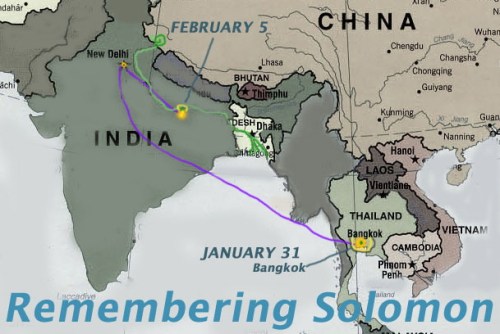 taking ashes to the Ganges...