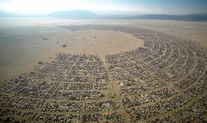 the encampment of Burningman