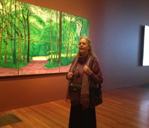 Asha and a landscape...