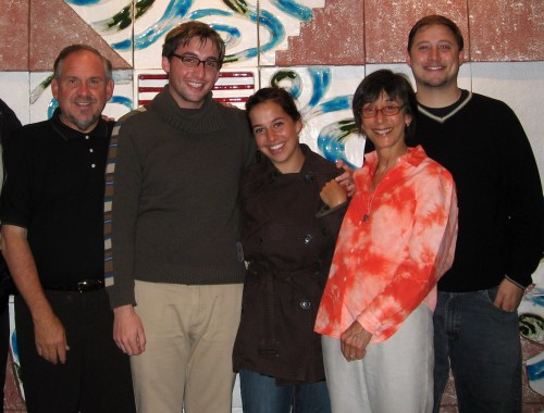 The Brilliant Family: Larry, Jon, Iris, Girija, and Joe